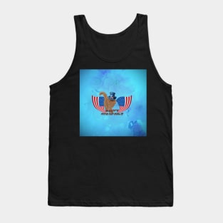 Happy 4th of July with cute cat Tank Top